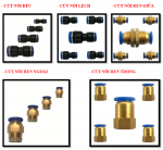 Cút Nối Khí Nén - Giảm Thanh - Ốc Bịt