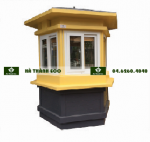 Cabin bảo vệ cỡ lớn hình lục giác màu vàng đen sản phẩm cabin giao thông đặc trưng