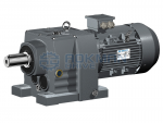 Motor giảm tốc bánh răng xéo chân đế