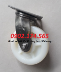 Bánh xe PA150 càng inox 304 xoay