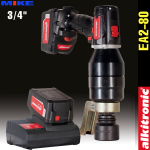 Bộ nhân lực dùng pin EA2-80, 2 cấp tốc độ, momen 115-860N.m. Alkitronic Germany