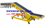 Băng tải nâng hạ chuyển hàng lên xe