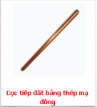 Cọc tiếp đất bằng thép mạ đồng