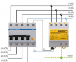 KIT ATCONTROL/B PT-T PLUS 63 Thiết bị chống sét, quá áp, sụt áp liên tục 3P-63A