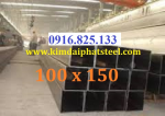 Thép hộp chữ nhật 100x150, 100x150x4, 100x150x5, thép hộp đen, hộp mạ kẽm