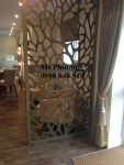 Vách ngăn CNC nghệ thuật trang trí nhà, quán caffe