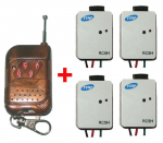 Gói 4 rơ le RC5H và 01 remote RM04