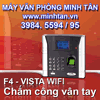 Máy Chấm công Vân Tay F4 Vista Tính Năng 3 Trong 1(Thúy Lan 0938763432)