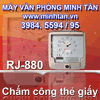 Máy Chấm Công Ronald Jack RJ 880 In Búa, Đẹp, Bền tại Cty Minh Tân 39845594