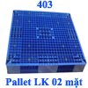Pallet liền khối sử dụng 2 mặt