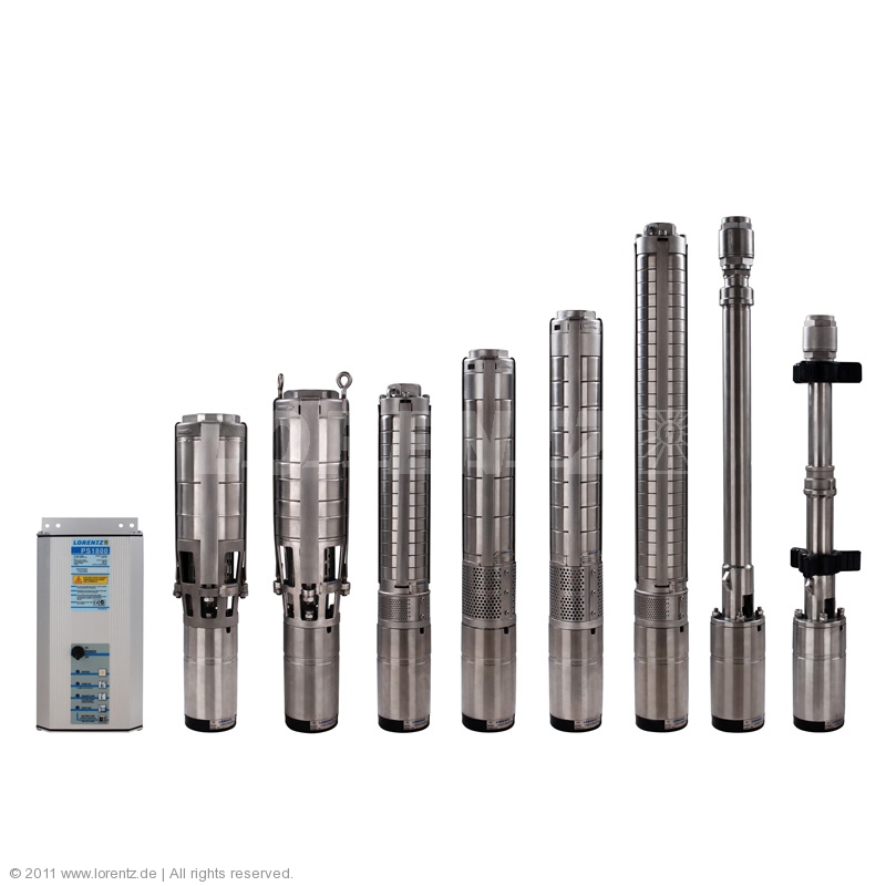 MÁY BƠM giếng năng lượng mặt trời PROFESSIONNEL LORENTZ PS1800