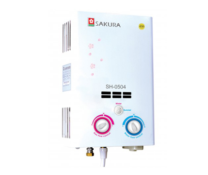 Máy nước nóng dùng gas sakura SH-0504/SH-0506